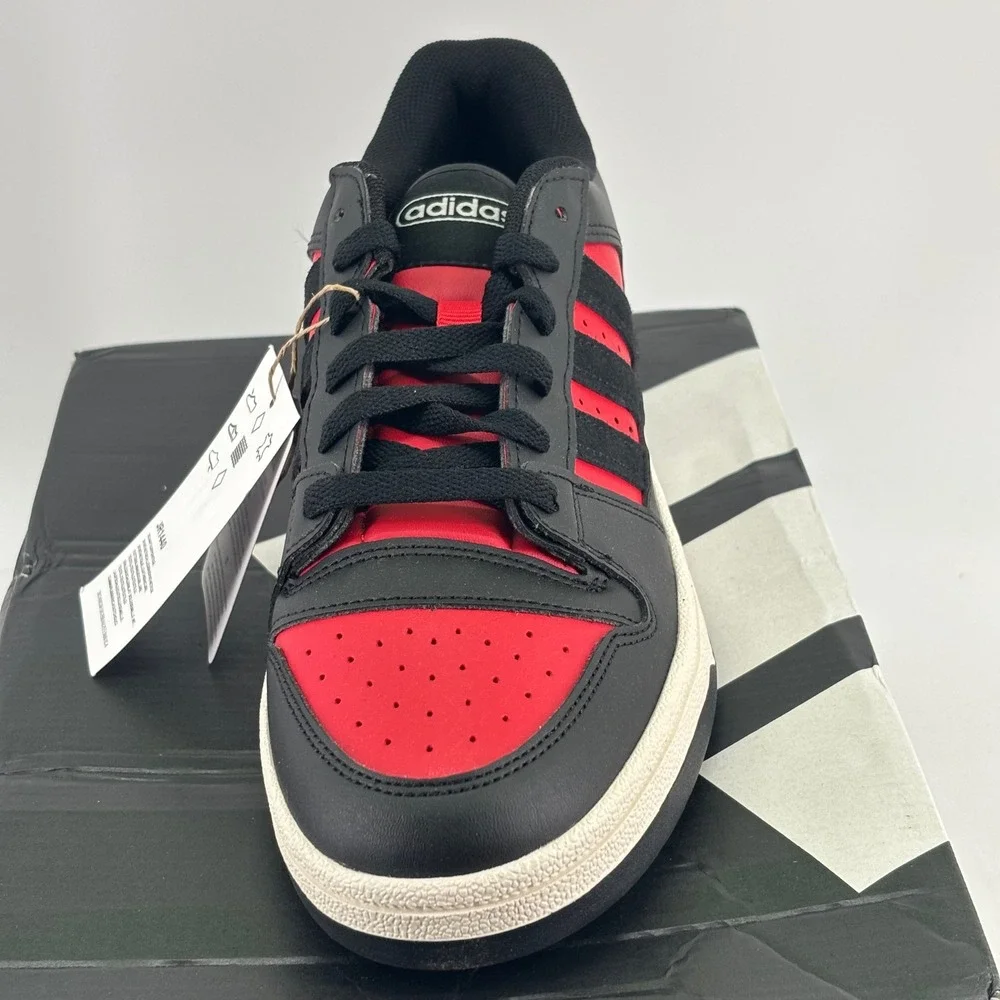 Adidas Break Start Sneakers Men 7 Women 8 Black Red JR1440 New Basketball Shoes